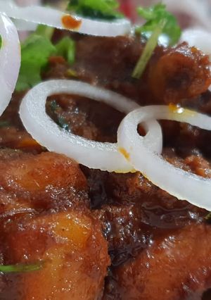 A picture of Chicken lotpot.