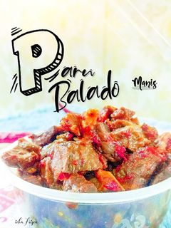Foto resep Paru Balado no pedas
