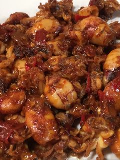 Foto resep Cumi bakar pedas manis endul🐙