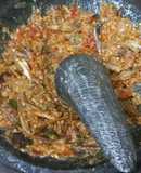 Sambalado bada Minang ala2ku (pedas, gurih, nikmat)