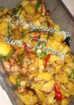 Foto resep Oseng Kentang Cumi kering
