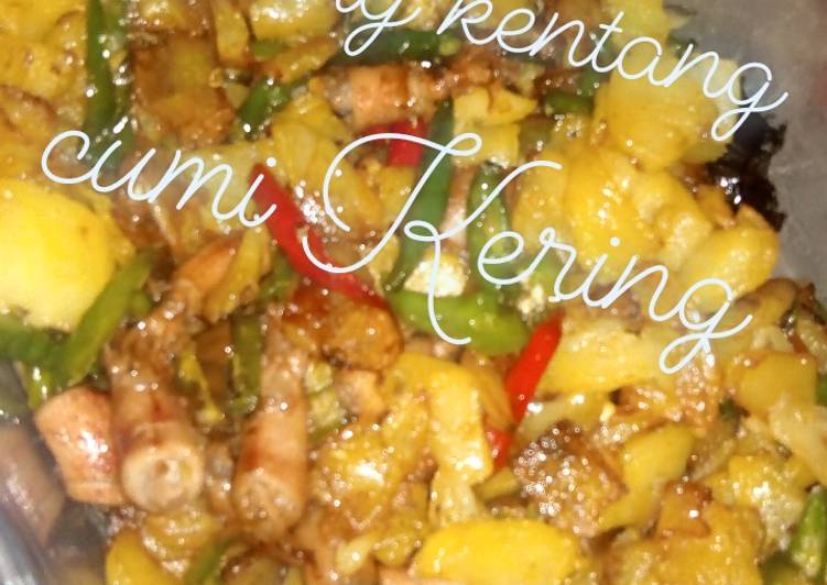 Resep Oseng Kentang Cumi kering, Lezat