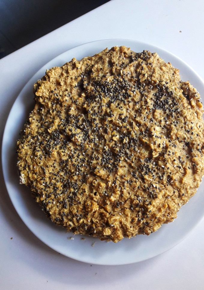 Una foto de Torta de avena y manzana