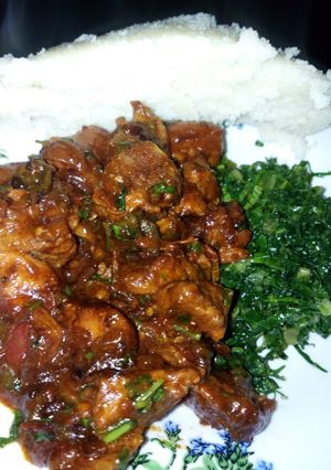 A picture of Stewed pork.