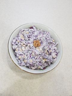 عکسی از دستور سالاد کلم قرمز (سالاد کلم بنفش)