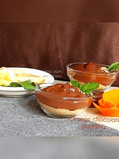 ઓરેન્જ ચોકલેટ પુડીંગ (Orange Chocolate Pudding Recipe In Gujarati) રેસીપી મુખ્ય ફોટો