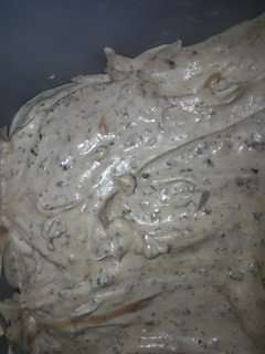Una foto de Helado de dulce de leche granizado