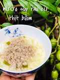 Ăn dặm- nui súp rau củ thịt bằm