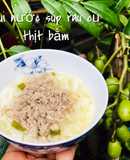 Ăn dặm- nui súp rau củ thịt bằm