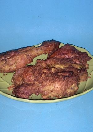 Foto resep Ayam goreng ungkep telur