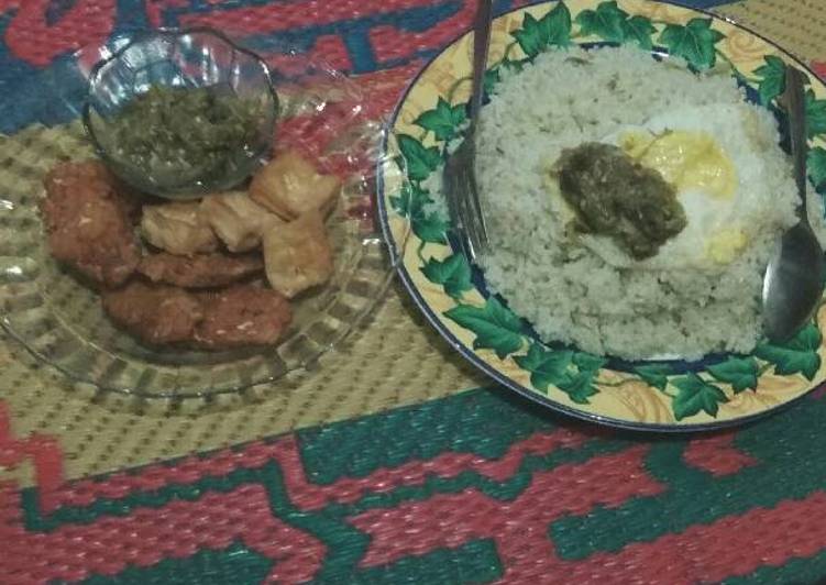 Resep Nasi goreng sambal ijo Anti Gagal