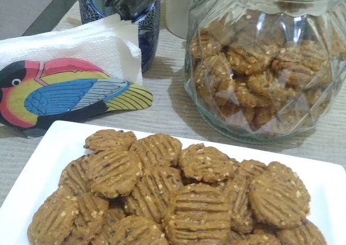 Speculaas Peanut Cookies