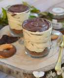 Mini cheesecake cioccolato e pistacchio