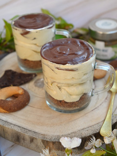 Foto di Mini cheesecake cioccolato e pistacchio