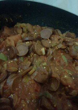 صورة لوصفة صالونة نقانق