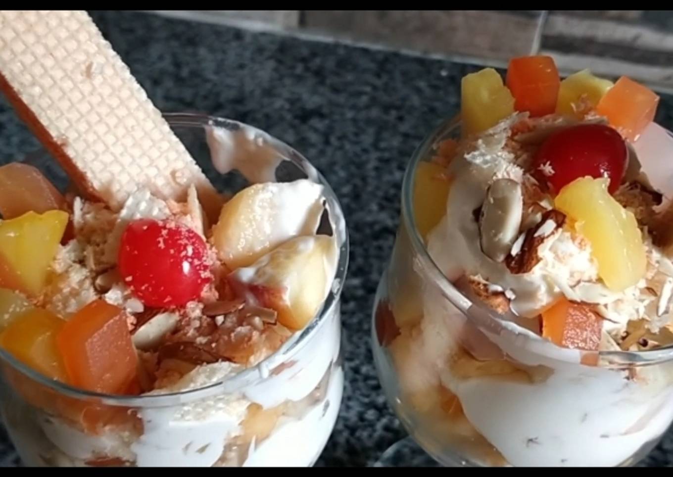 Fruit trifle