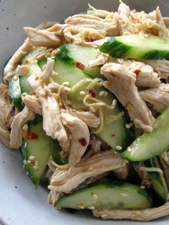 A picture of Chicken Cucumber Salad.
