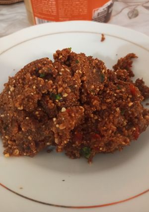 Foto resep Sambal pecel istimewa resep keluarga