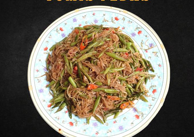 Ternyata begini lho! Resep buat Soun Buncis Tumis Pedas dijamin sesuai selera