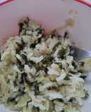 Arroz perfecto con espinacas 😋😋😋