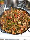 Chop suey de pollo