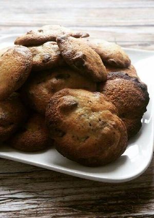 Une photo de Cookies aux pépites de chocolat