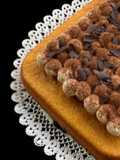 Torta di Patate Dolci, Cocco e Avena con Crema Tiramisù