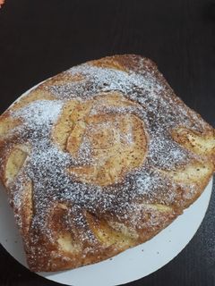 عکسی از دستور کیک پای سیب و دارچین