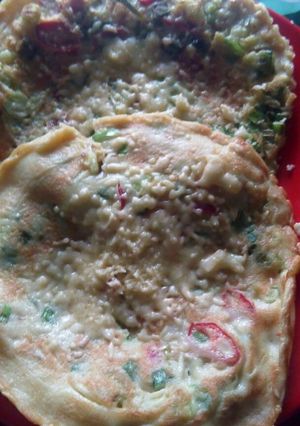 Foto resep Telur dadar keju (menu sarapan pagi simple)