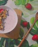 Smoothie dâu tây chuối sữa chua