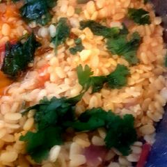White lentil gram curry (Mash ki daal) ☺ A picture of White lentil gram curry (Mash ki daal) ☺.