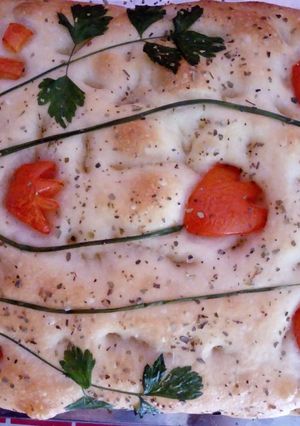Foto resep Focaccia Garden