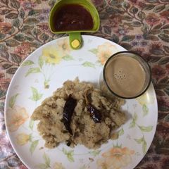 A picture of Railway train upma.