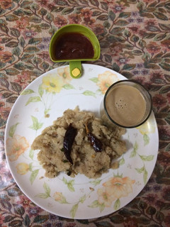 A picture of Railway train upma.
