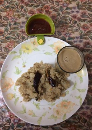 A picture of Railway train upma.
