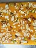 Cusrated powder karachi halwa