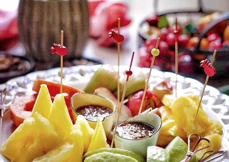 #36.Rujak buah 🍍🍉