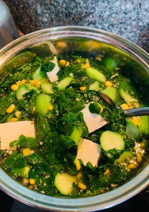 Hình của món Canh thanh nhiệt chay.