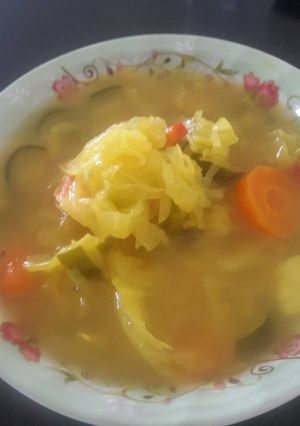 صورة لوصفة شوربة التخسيس (شوربة الملفوف الصحية)