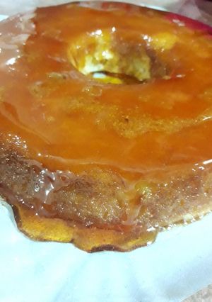 Una foto de Budín de pan Riquísimo !!!