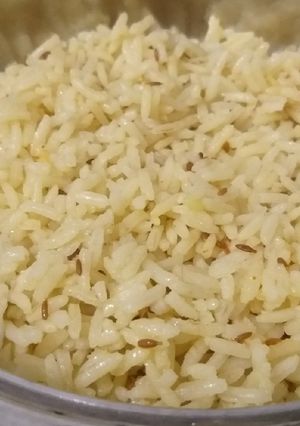 A picture of Zeera rice.