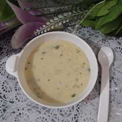 A picture of Mpasi 8 bulan (Potato cream soup).