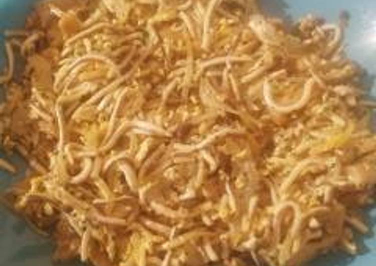 Revuelto de setas con gulas