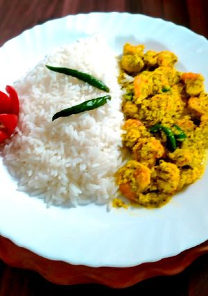 চিংড়ি মাছ ভাপা (Chingri bhapa recipe in Bengali) রেসিপির প্রধান ছবি