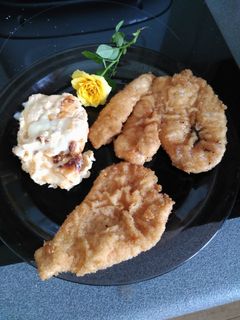 Una foto de Pechugas de pollo rebozadas al limón