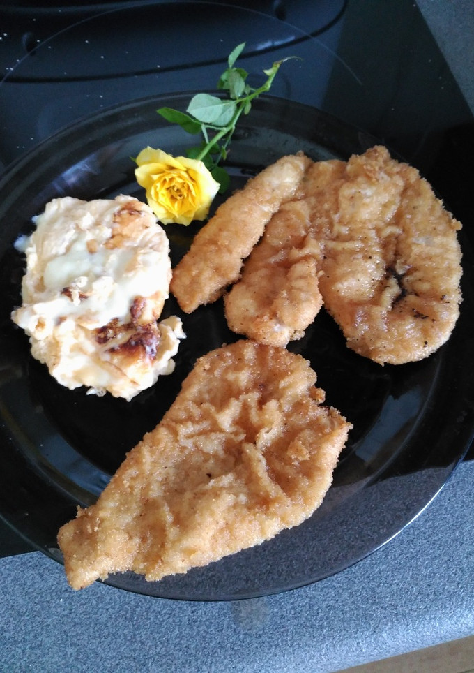 Una foto de Pechugas de pollo rebozadas al limón