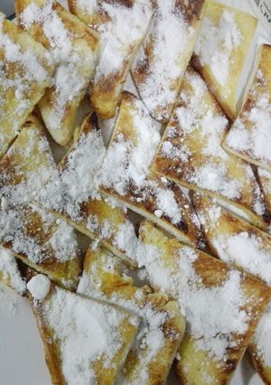 Foto resep Roti bakar tabur gula