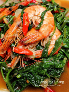 Foto resep Cah Kangkung Udang