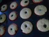 Muffins de naranja y arándanos