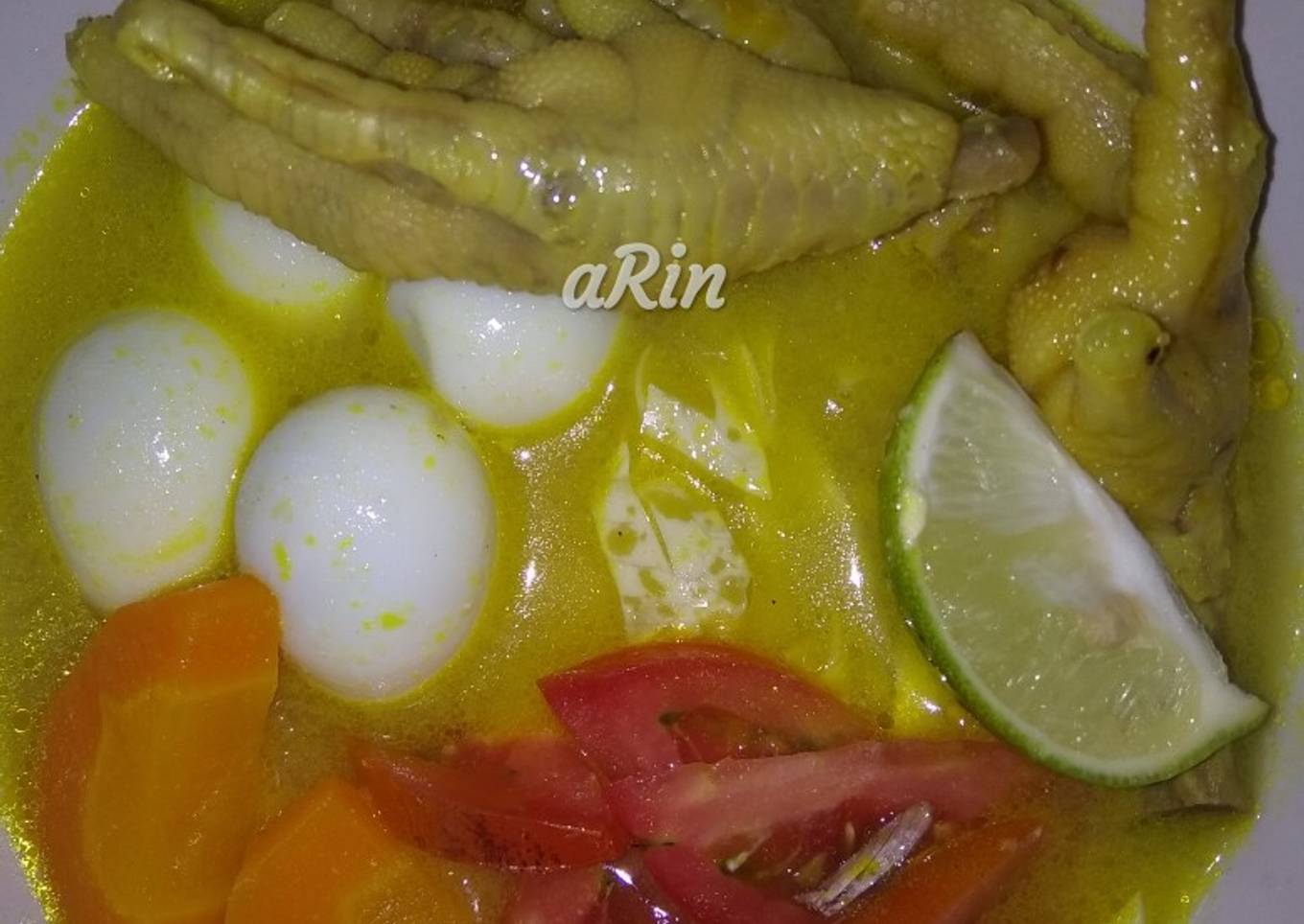 Soto Ceker Diet ala-ala Arin